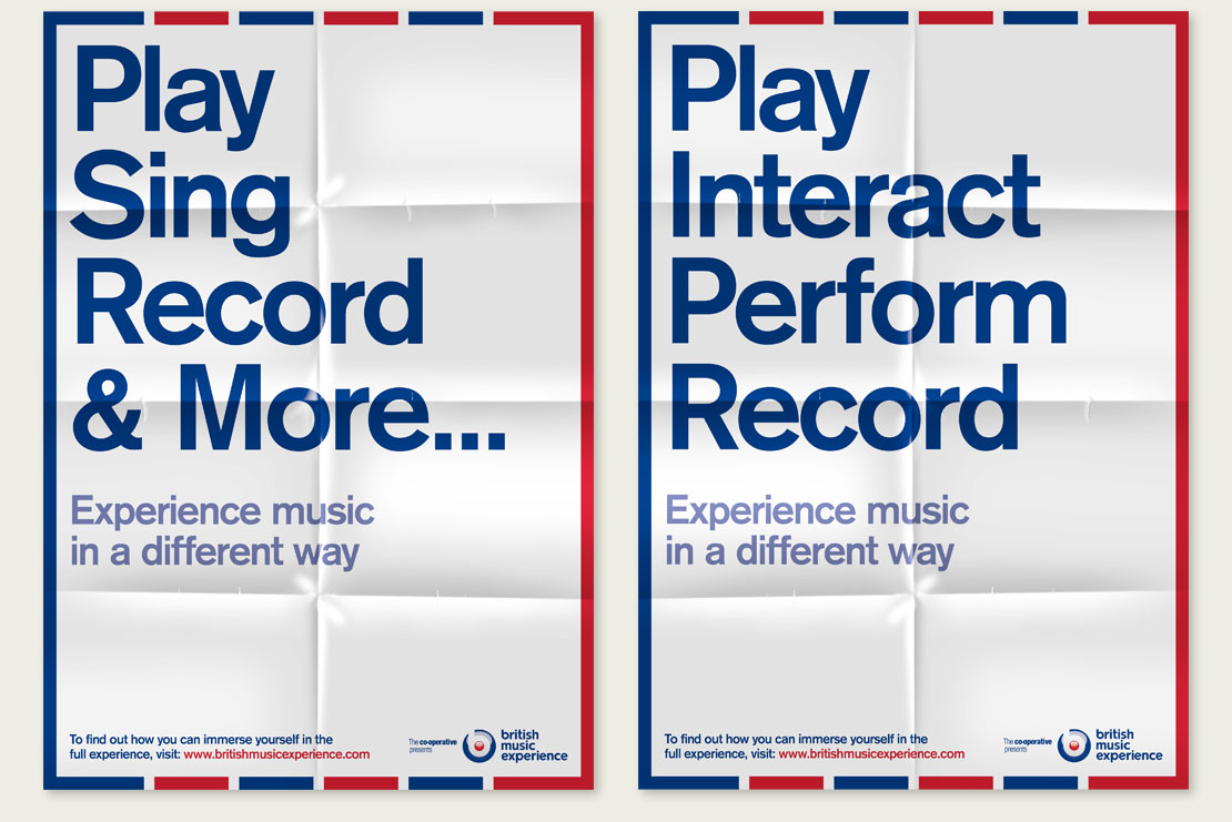 British Music Experience Poster Design