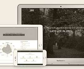 Centre for Ageing Better Microsite Design by Ross Edghill